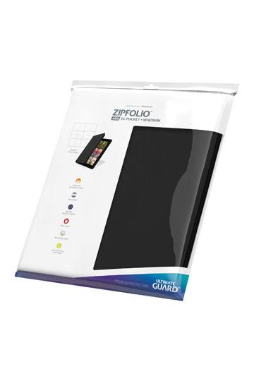 Ultimate Guard Zipfolio 480 24-Pocket Xenoskin - Black