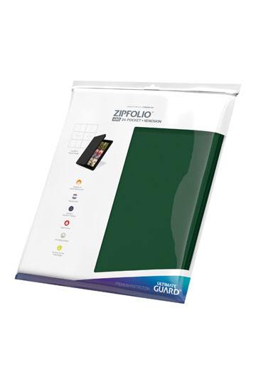Ultimate Guard Zipfolio 480 24-Pocket Xenoskin - Green